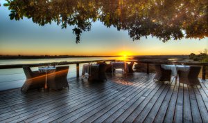 Botswana Safari at Chobe Game Lodge deck