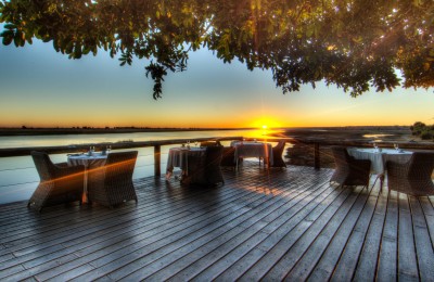 Botswana Safari at Chobe Game Lodge deck